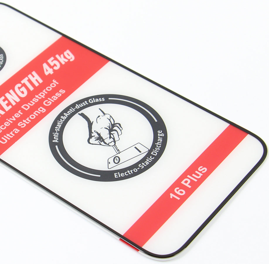 Προστατευτική μεμβράνη οθόνης OEM Ultra Strong 45KG για Samsung Galaxy A55 5G A556, Ανθεκτικό Γυαλί, Πλήρης Κόλλα, 2.5D, Μαύρο