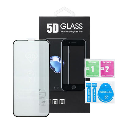 OEM Screen Protector Film for Xiaomi 15, Tempered Glass, Full Glue, 5D, Black