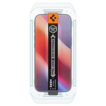 Προστατευτική Μεμβράνη Οθόνης Privacy Spigen GlastR EZ FIT για Apple iPhone 17 Air, Ενισχυμένο Γυαλί, Full Glue, Σετ 2 τεμαχίων