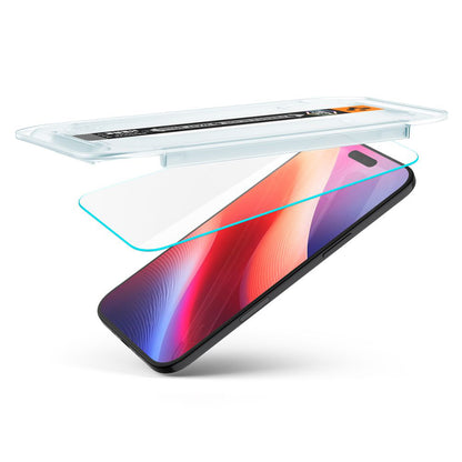Προστατευτική Μεμβράνη Οθόνης Spigen GlastR EZ FIT για Apple iPhone 17 Air, Ενισχυμένο Γυαλί, Πλήρης Κόλληση, Σετ 2 τεμαχίων
