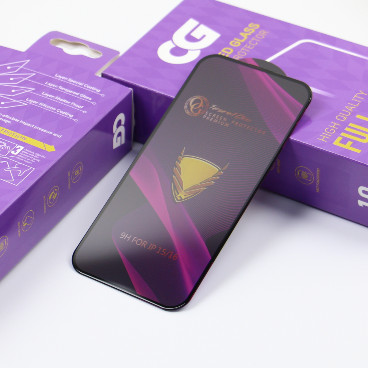 Προστατευτική μεμβράνη οθόνης OG Premium για Samsung Galaxy A57 5G, ασφαλισμένο γυαλί, πλήρης κόλλα, σετ 10 τεμαχίων