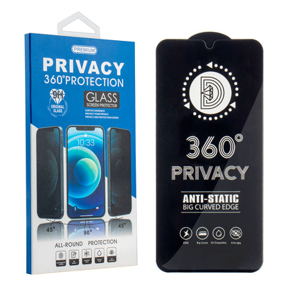 Προστατευτική μεμβράνη οθόνης Privacy OEM 360 για Samsung Galaxy A37 5G, Ασφαλισμένο γυαλί, Full Glue