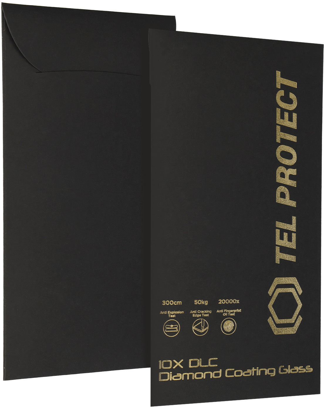 Προστατευτικό οθόνης Tel Protect 10X HD DLC Diamond Coating για Apple iPhone 18 Pro / 17 Pro, Σκληρυμένο Γυαλί, Full Glue, Μαύρο
