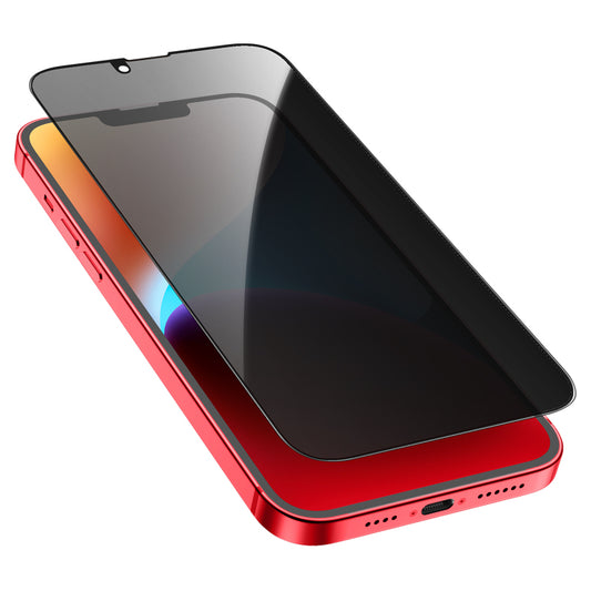 Προστατευτική Μεμβράνη Οθόνης Privacy HOCO G15 για Apple iPhone 12 / 12 Pro, Ενισχυμένο Γυαλί, Full Glue, 5D