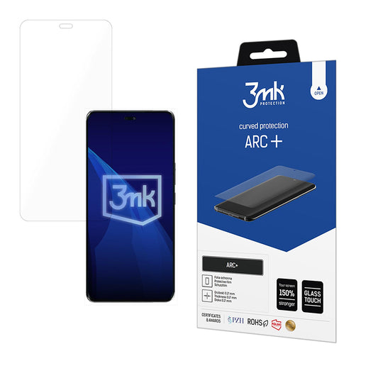 Προστατευτική μεμβράνη οθόνης 3MK ARC+ για Honor X9c / Magic7 Lite, Πλαστικό