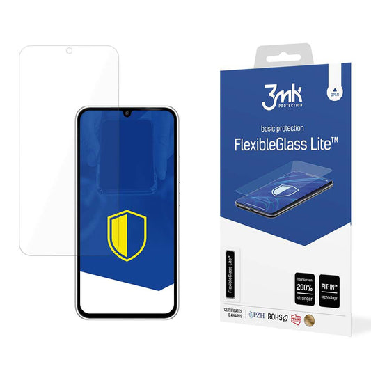 Προστατευτική μεμβράνη οθόνης 3MK FlexibleGlass Lite για Samsung Galaxy A55 5G A556 / A35 5G A356, Ευέλικτο γυαλί, Πλήρης κόλλα