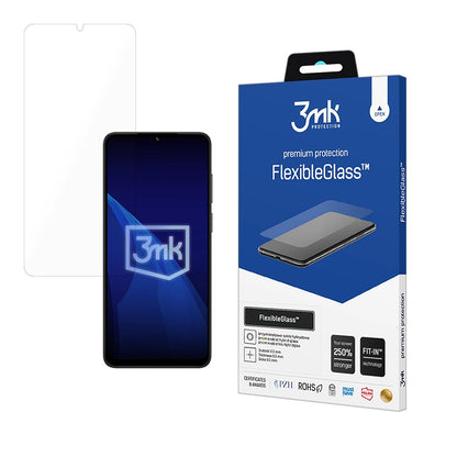 3MK FlexibleGlass Screen Protector for Honor X5c Plus, Flexible Glass, Full Glue