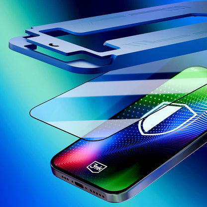 Προστατευτική Μεμβράνη Οθόνης 3MK Hardy Ultra για Apple iPhone 17 Pro Max, Ενισχυμένο Γυαλί, Full Glue, Μαύρη