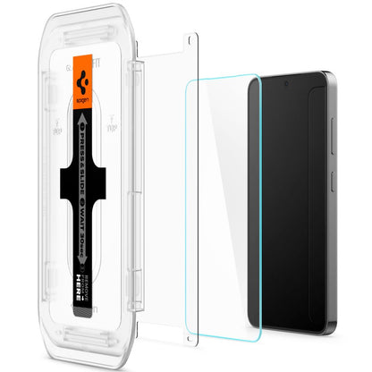 Προστατευτική Μεμβράνη Οθόνης Spigen GlastR EZ FIT για Samsung Galaxy S25+ S936 / S24+ S926, Ενισχυμένο Γυαλί, Πλήρης Κόλληση, Σετ 2 τεμαχίων AGL07432