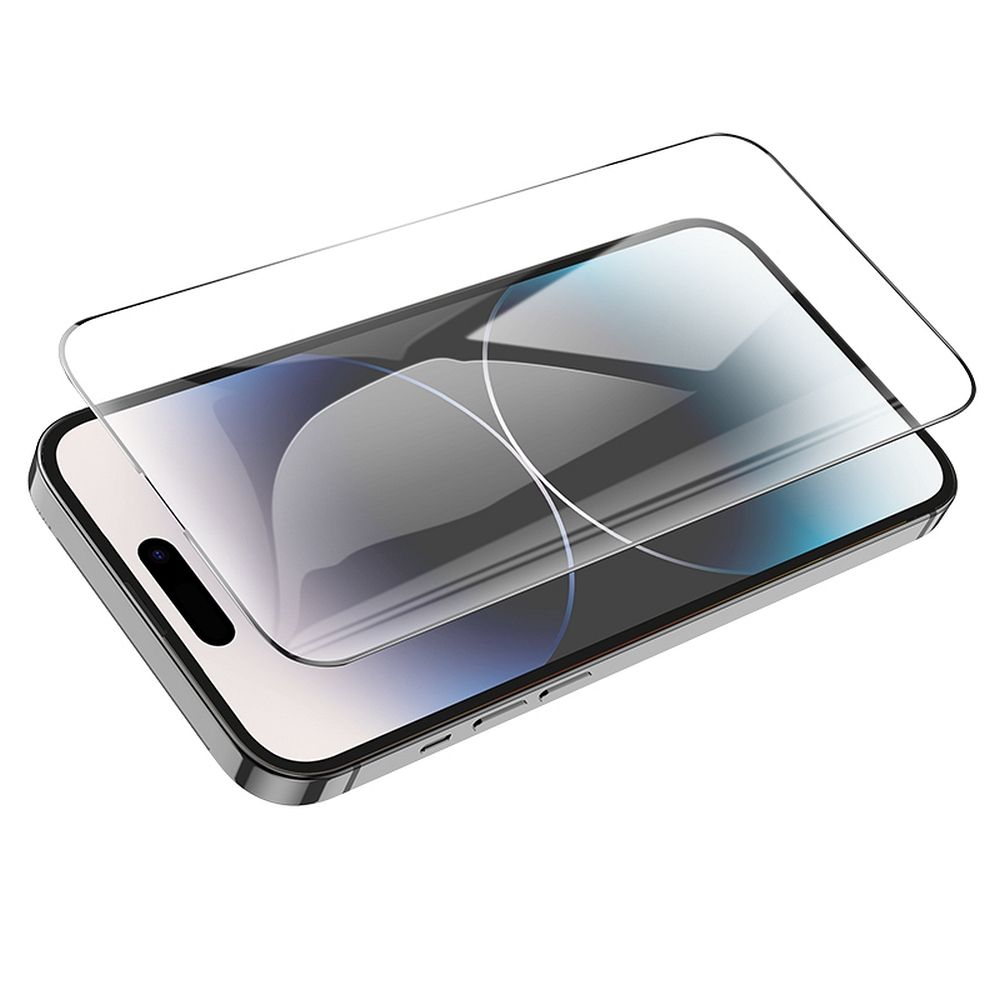 Προστατευτική Μεμβράνη Οθόνης HOCO για Apple iPhone 14 Pro Max, Ενισχυμένο Γυαλί, Πλήρης Κόλληση, Σετ 25 τεμαχίων, Μαύρη