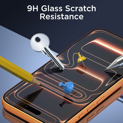 Προστατευτική Μεμβράνη Οθόνης Tech-Protect για Samsung Galaxy S25 Ultra S938, Ενισχυμένο Γυαλί, Πλήρης Κόλληση, Σετ 10 τεμαχίων