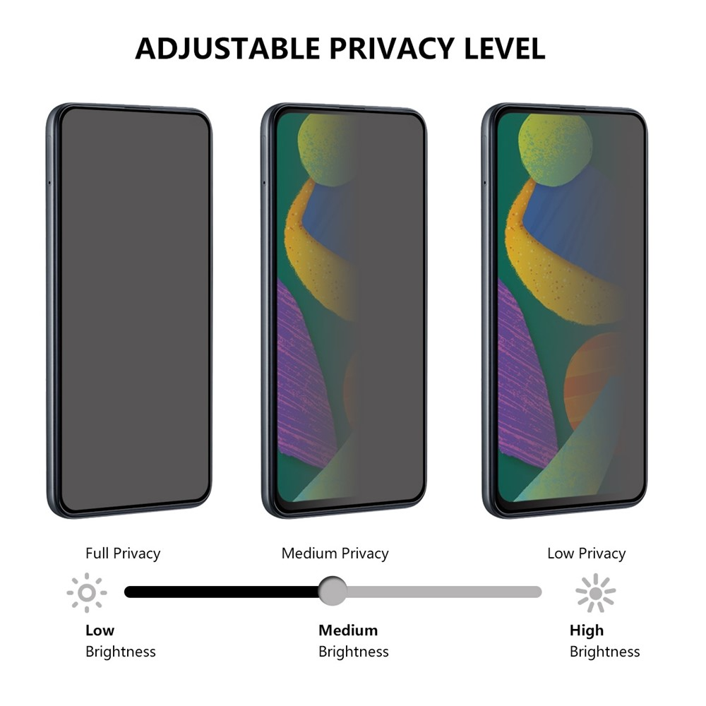 Προστατευτική μεμβράνη οθόνης Privacy OEM Fingerprint Unlock για Xiaomi 17T, Ασφαλισμένο γυαλί, Πλήρης κόλλα