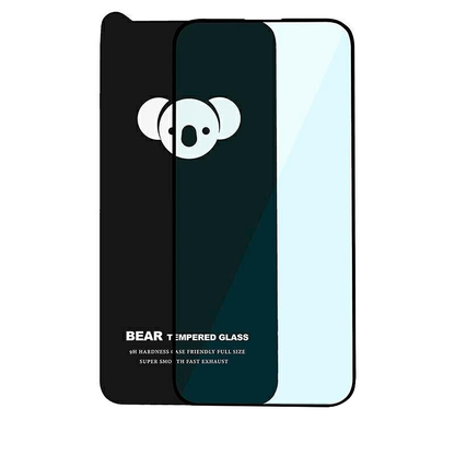 Προστατευτική μεμβράνη οθόνης Bear HD για Samsung Galaxy S26 S942, Ασφαλισμένο γυαλί, Πλήρης κόλλα, Μαύρο
