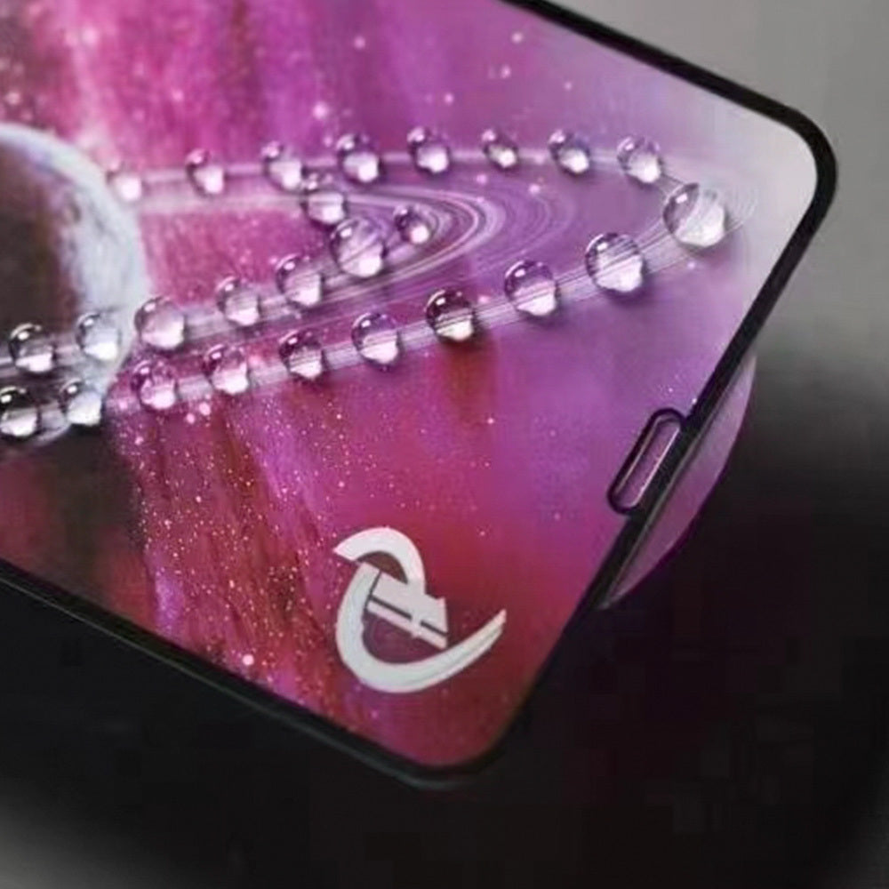 Προστατευτική μεμβράνη οθόνης OEM για Apple iPhone 14 Pro, Ενισχυμένο γυαλί, Πλήρης κόλλα, Σετ 10 τεμαχίων, 9D, Μαύρο
