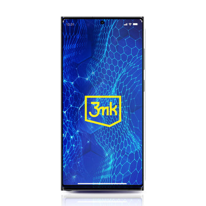 Προστατευτικό οθόνης 3MK HardGlass Max Lite για Samsung Galaxy S23 Ultra S918, Προστατευτικό γυαλί, Κόλλα ακμής, Μαύρο