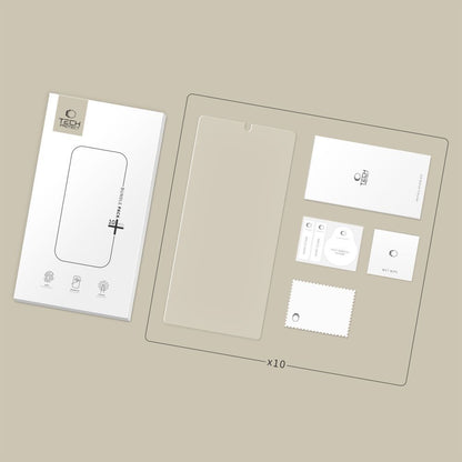 Προστατευτική Μεμβράνη Οθόνης Tech-Protect για Samsung Galaxy S25 Ultra S938, Ενισχυμένο Γυαλί, Πλήρης Κόλληση, Σετ 10 τεμαχίων