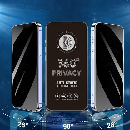 Προστατευτική μεμβράνη οθόνης Privacy OEM 360 για Samsung Galaxy A37 5G, Ασφαλισμένο γυαλί, Full Glue