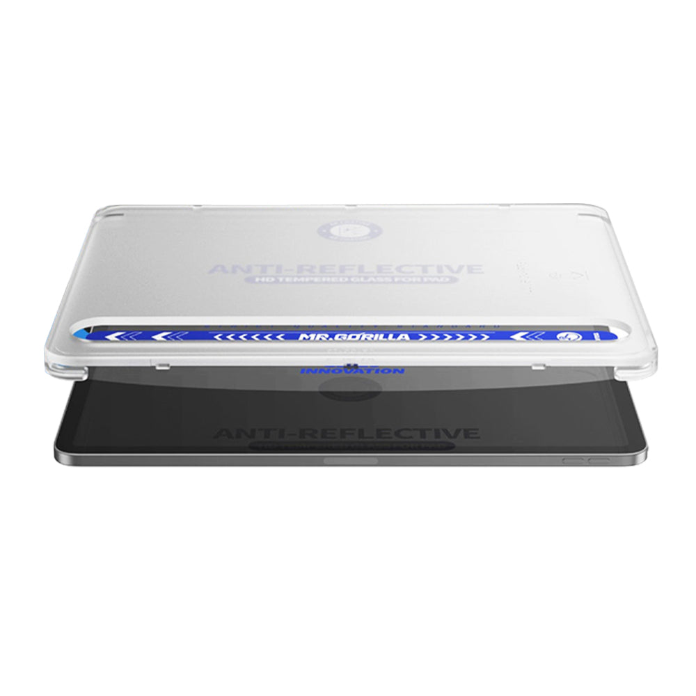 Προστατευτική μεμβράνη οθόνης Blueo Anti-Reflective HD Applicator Pro για Apple iPad Pro 13 (2024), Ασφαλισμένο γυαλί, Πλήρης κόλλα