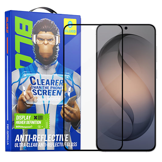 Προστατευτική Μεμβράνη Οθόνης Blueo Anti-Reflective HD για Samsung Galaxy S26 S942, Ενισχυμένο Γυαλί, Full Glue, Μαύρη