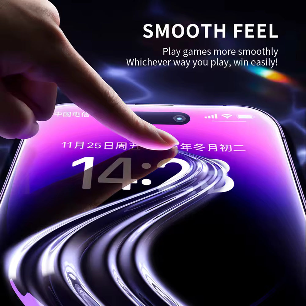 Προστατευτική Μεμβράνη Οθόνης Blueo Anti-Static HD για Samsung Galaxy S26 Plus S947, Ενισχυμένο Γυαλί, Πλήρης Κόλληση, Μαύρη