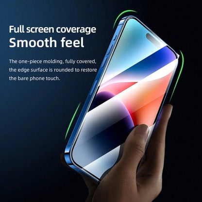 Προστατευτική μεμβράνη οθόνης Blueo AR Applicator Pro για Apple iPhone 16 Pro, ασφαλισμένο γυαλί, πλήρης κόλλα, 3D, μαύρο
