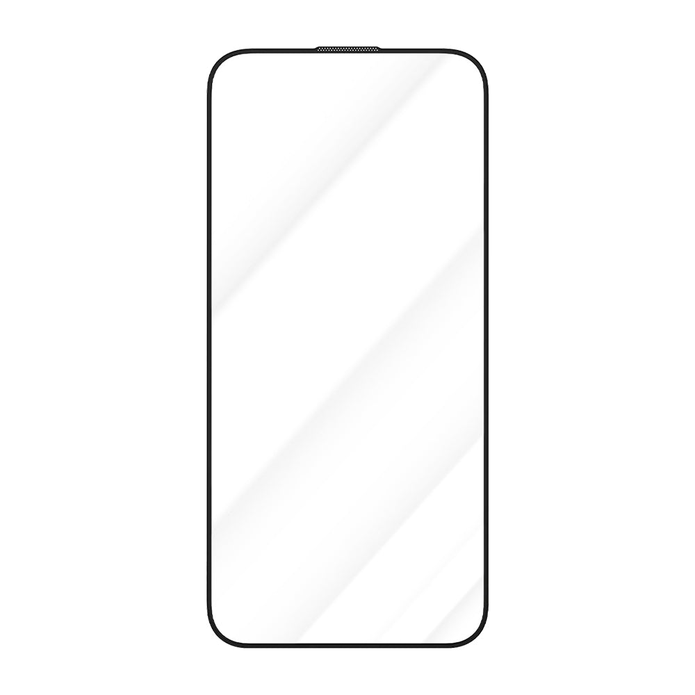 Προστατευτική μεμβράνη οθόνης Blueo Crystal Anti-Scratch για Apple iPhone 16 Plus / 15 Plus, Ασφαλισμένο γυαλί, Πλήρης κόλλα, Μαύρο