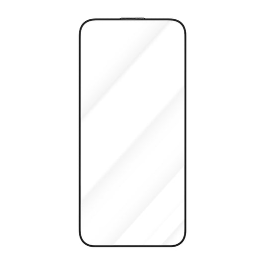 Προστατευτική μεμβράνη οθόνης Blueo Crystal Anti-Scratch για Apple iPhone 16 Pro, Ασφαλισμένο γυαλί, Πλήρης κόλλα, Μαύρο