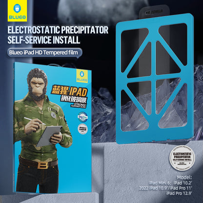 Προστατευτική μεμβράνη οθόνης Blueo HD Applicator Pro για Apple iPad Air 13 (2024), Ασφαλισμένο γυαλί, Πλήρης κόλλα