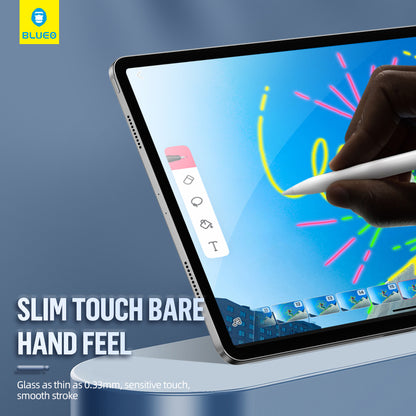 Προστατευτική μεμβράνη οθόνης Blueo HD Applicator Pro για Apple iPad Pro 11 (2024), Ασφαλισμένο γυαλί, Πλήρης κόλλα