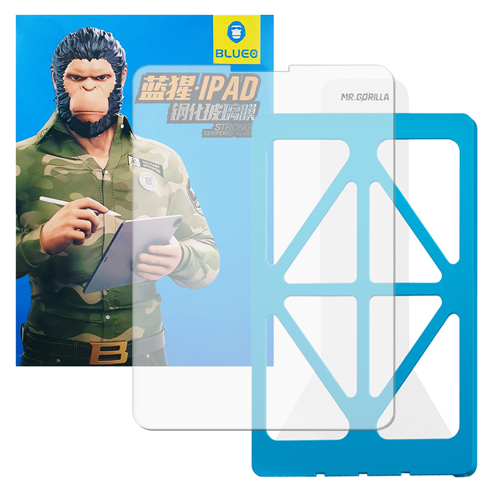 Προστατευτική μεμβράνη οθόνης Blueo HD Applicator Pro για Apple iPad Pro 11 (2024), Ασφαλισμένο γυαλί, Πλήρης κόλλα