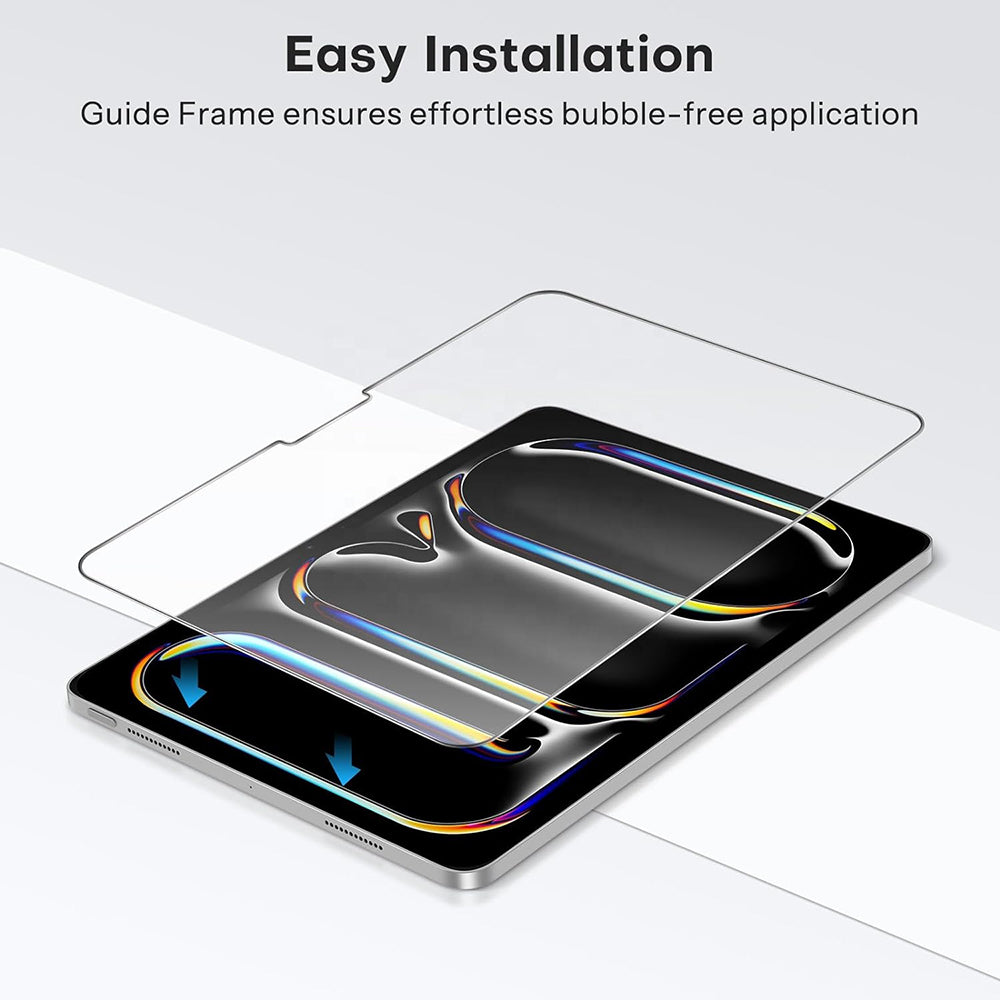 Προστατευτική μεμβράνη οθόνης Blueo HD για Apple iPad Air 13 (2024), Ασφαλισμένο γυαλί, Πλήρης κόλλα