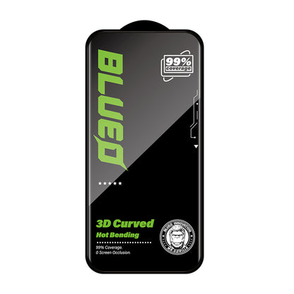 Προστατευτική μεμβράνη οθόνης Blueo HD για Apple iPhone 16 Pro Max, ασφαλισμένο γυαλί, πλήρης κόλλα, 3D, μαύρο