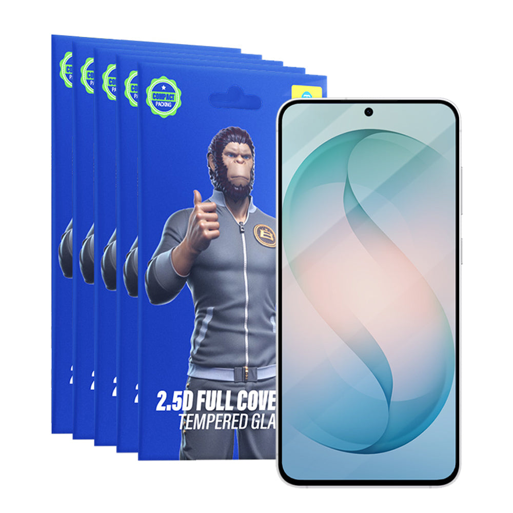 Προστατευτική Μεμβράνη Οθόνης Blueo HD για Samsung Galaxy S26 Plus S947, Ενισχυμένο Γυαλί, Full Glue, 2.5D, Σετ 5 τεμαχίων, Μαύρη