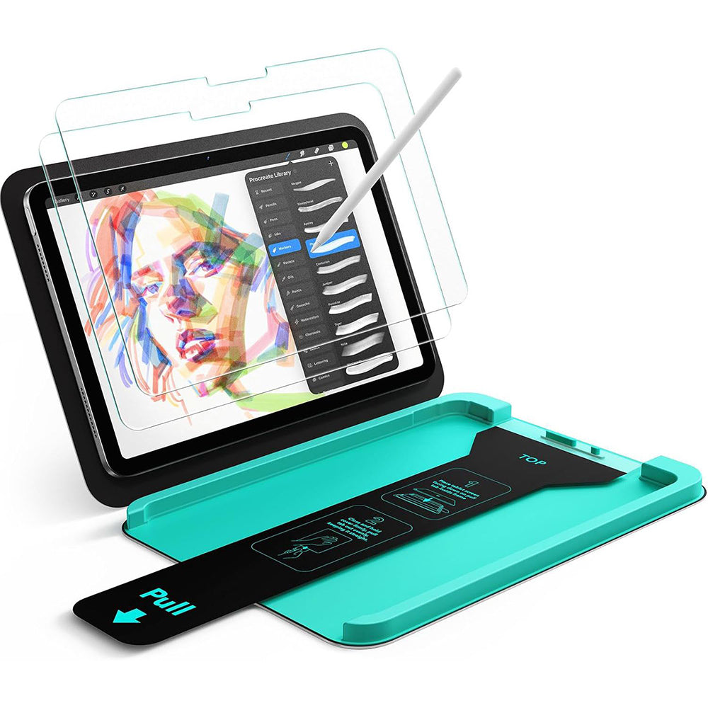 Προστατευτική Μεμβράνη Οθόνης ESR Armorite Paper Feel UltraFit για Apple iPad (2025) / (2022), Ενισχυμένο Γυαλί, Πλήρης Κόλληση, Σετ 2 τεμαχίων
