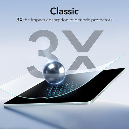 Προστατευτική Μεμβράνη Οθόνης ESR Paper Feel UltraFit για Apple iPad Air 11 (2026) / Air 11 (2025), Πλαστική, Σετ 2 τεμαχίων