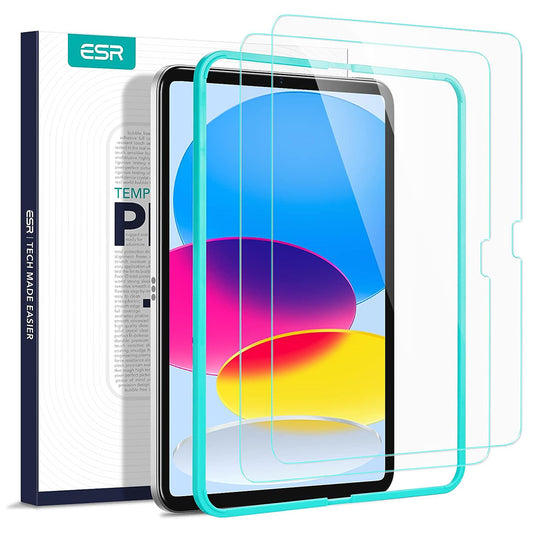 Προστατευτική Μεμβράνη Οθόνης ESR για Apple iPad (2025) / (2022), Ενισχυμένο Γυαλί, Πλήρης Κόλληση, Σετ 2 τεμαχίων
