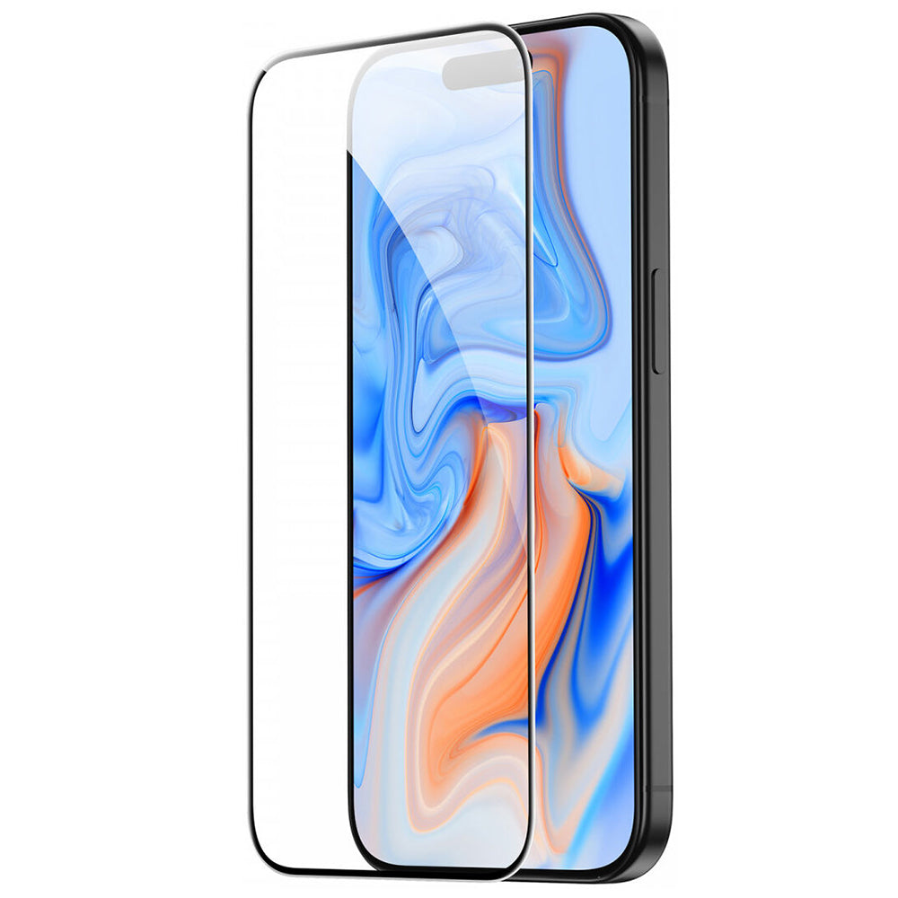 Προστατευτική Μεμβράνη Οθόνης ESR για Apple iPhone 15, Ενισχυμένο Γυαλί, Πλήρης Κόλληση, Μαύρη