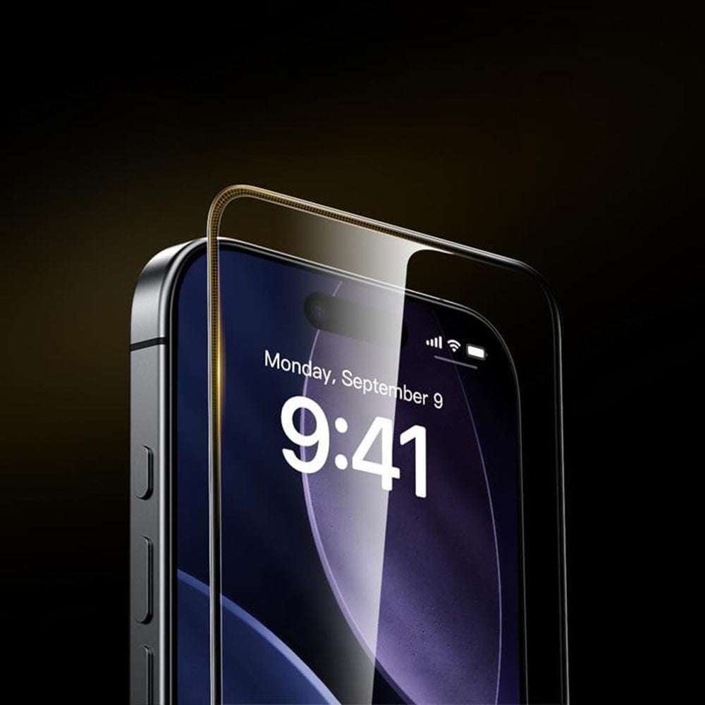 ESR UltraFit Armorite Pro Screen Protector for Apple iPhone 17 Pro Max, Tempered Glass, Full Glue, Black