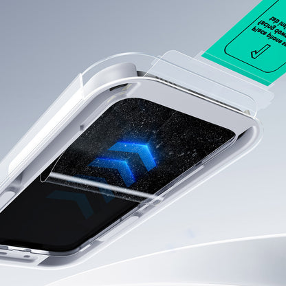 Προστατευτική Μεμβράνη Οθόνης ESR UltraFit για Apple iPhone 17 Pro Max, Ενισχυμένο Γυαλί, Full Glue, Σετ 2 τεμαχίων, Μαύρη
