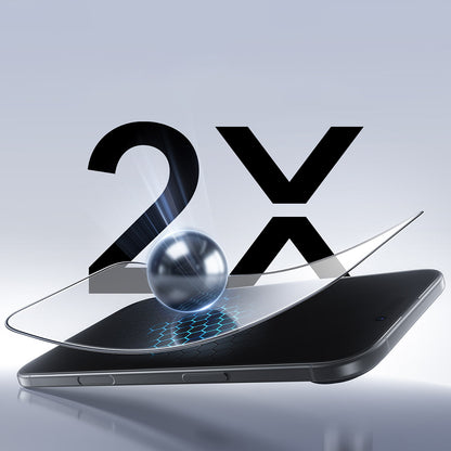 Προστατευτική Μεμβράνη Οθόνης ESR UltraFit για Apple iPhone 17 Pro, Ενισχυμένο Γυαλί, Full Glue, Σετ 2 τεμαχίων, Μαύρη