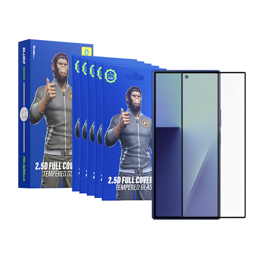 Προστατευτική μεμβράνη οθόνης εξωτερική Blueo HD για Samsung Galaxy Z Fold8 Ultra F971, ασφαλισμένο γυαλί, πλήρης κόλλα, 2.5D, σετ 5 τεμαχίων, μαύρο