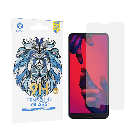 Προστατευτική μεμβράνη οθόνης Lito Classic για Huawei P20 Pro, ασφαλισμένο γυαλί, πλήρης κόλλα, 2.5D