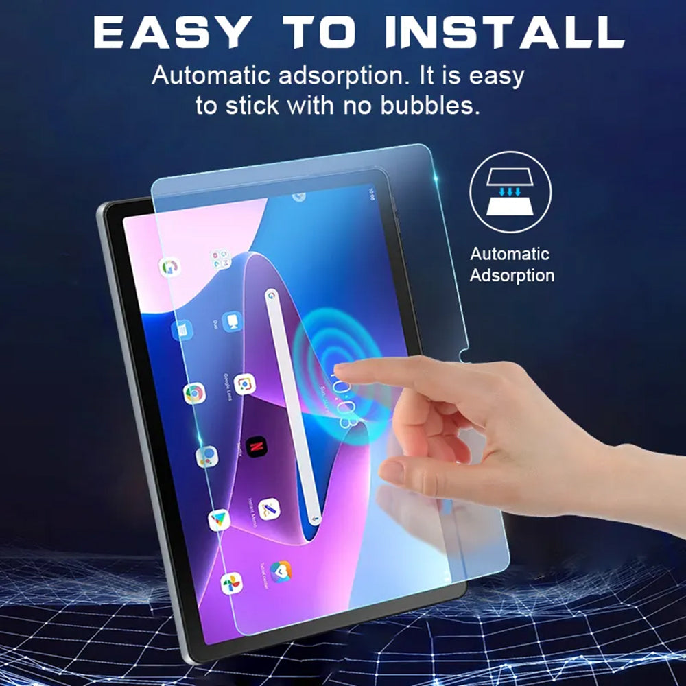 Προστατευτική μεμβράνη οθόνης Lito Classic για Lenovo Tab M10 Plus (3η γενιά), ασφαλισμένο γυαλί, πλήρης κόλλα, 2.5D