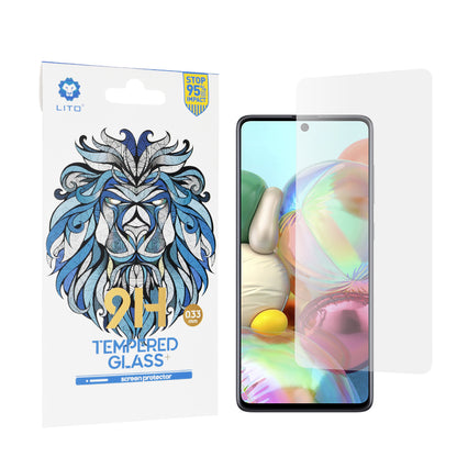 Προστατευτική Μεμβράνη Οθόνης Lito Classic για Samsung Galaxy M51 M515 / A71 5G A716 / Note10 Lite N770 / A71 A715, Ενισχυμένο Γυαλί, Πλήρης Κόλληση, 2.5D