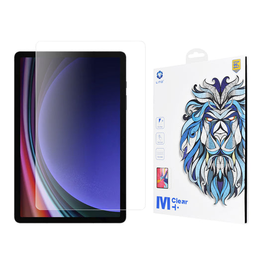 Προστατευτική μεμβράνη οθόνης Lito Classic για Samsung Galaxy Tab S10+ / Tab S9 FE+ / Tab S9+, Ενισχυμένο γυαλί, Full Glue, 2.5D