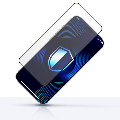 Ματ προστατευτική μεμβράνη οθόνης 3MK HardGlass Max για Apple iPhone 17 Air, Ενισχυμένο Γυαλί, Full Glue, Μαύρη