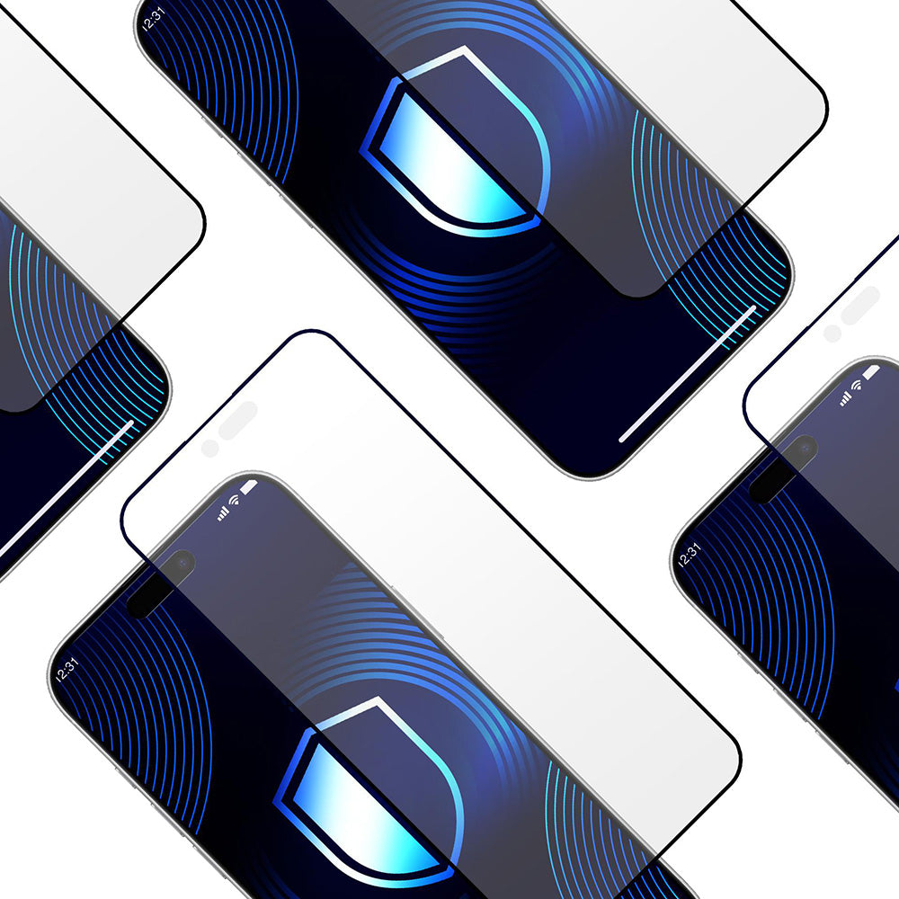 Ματ προστατευτική μεμβράνη οθόνης 3MK HardGlass Max για Apple iPhone 17 Air, Ενισχυμένο Γυαλί, Full Glue, Μαύρη