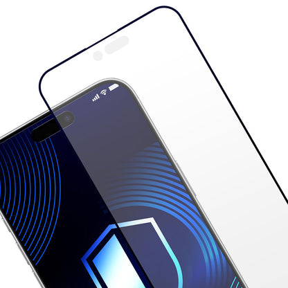Ματ προστατευτική μεμβράνη οθόνης 3MK HardGlass Max για Apple iPhone 17 Air, Ενισχυμένο Γυαλί, Full Glue, Μαύρη