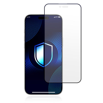Ματ προστατευτική μεμβράνη οθόνης 3MK HardGlass Max για Apple iPhone 17 Air, Ενισχυμένο Γυαλί, Full Glue, Μαύρη