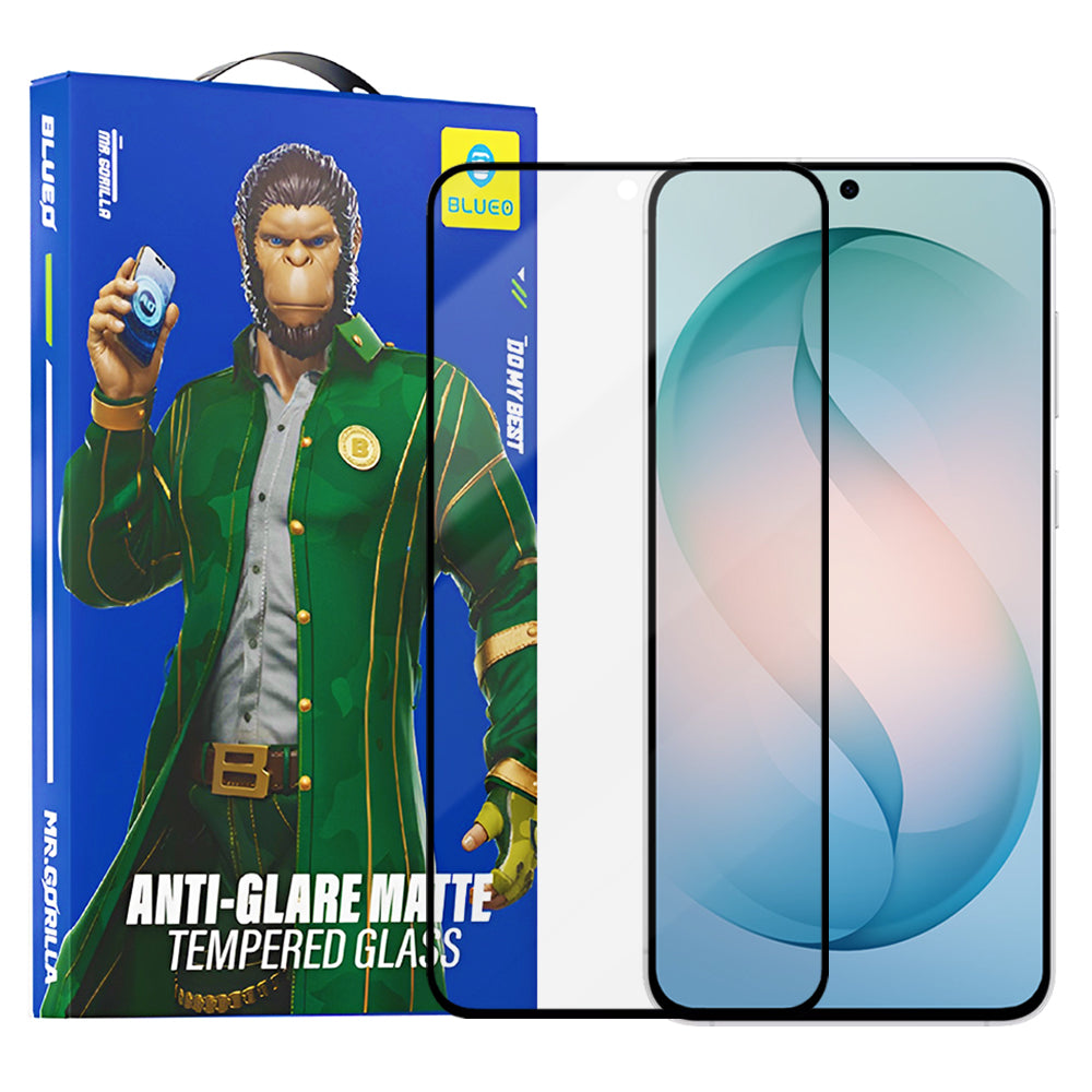 Προστατευτική Μεμβράνη Οθόνης Matte Blueo Anti-Glare για Samsung Galaxy S26 Plus S947, Ενισχυμένο Γυαλί, Full Glue, Μαύρη